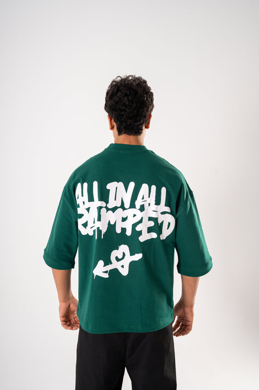 All-LOVE TEE in  green