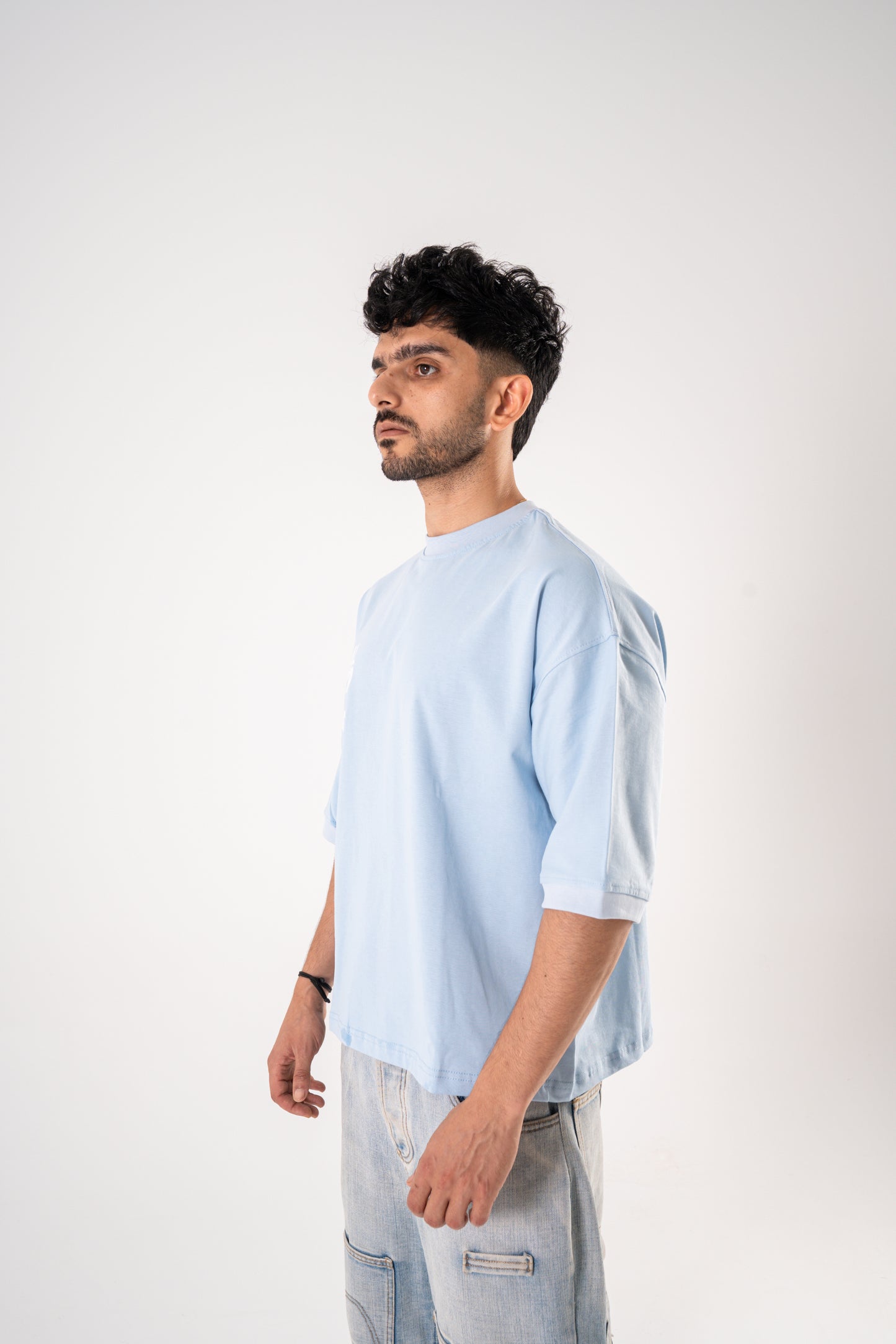 All-LOVE T-shirt in  baby blue
